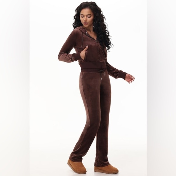 Juicy couture OG BIG BLING VELOUR HOODIE - Picture 3 of 7